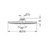 Grohe Rainshower Cosmopolitan 210 Deszczownica 28368000