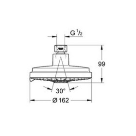 Grohe Rainshower Cosmopolitan 160 Deszczownica 27134000