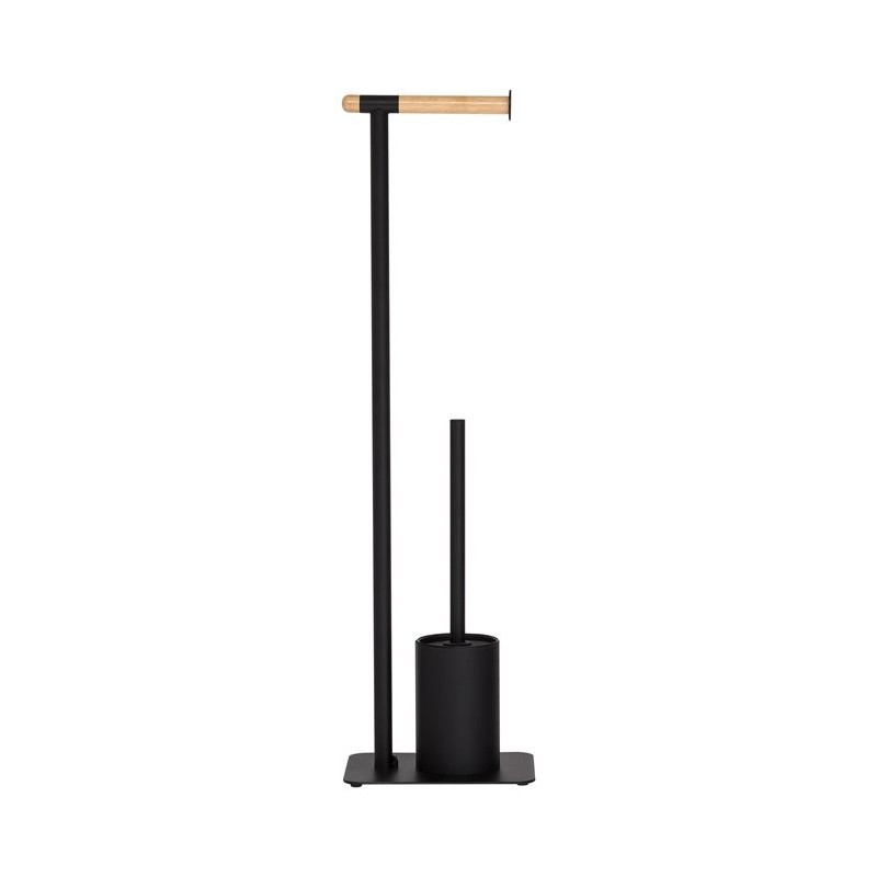 Sealskin Brix Black Stojak na papier i szczotkę wc (362473619)