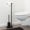 Sealskin Brix Black Stojak na papier i szczotkę wc (362473619)