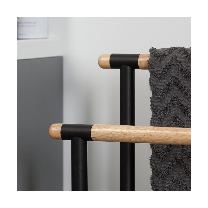 Sealskin Brix Black Wieszak na ręczniki (362473219)