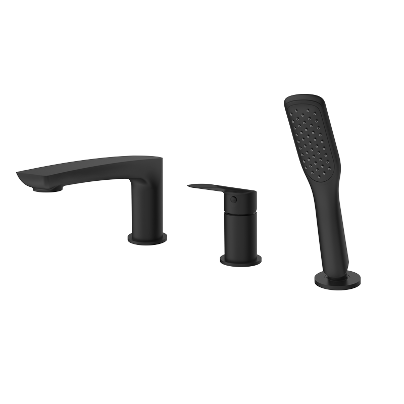 Vedo Desso Nero Bateria wannowa 3-otworowa Czarny Mat (VBD4030/CZ)