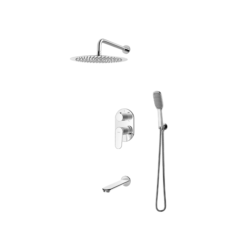 Vedo Otto Kompletny system wannowo-natryskowy podtynkowy Chrom (VBO8231/25/CH)