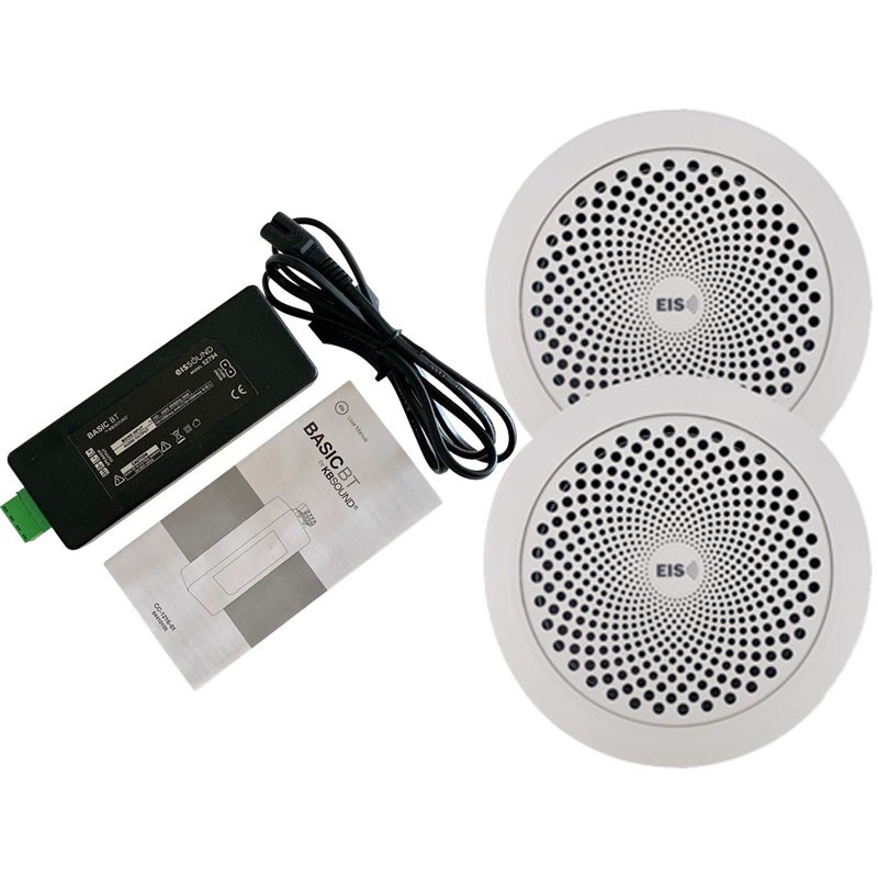 Eis Sound BASIC BT PACK Zestaw Bluetooth Z Białymi Głośnikami Do Zabudowy 50A04