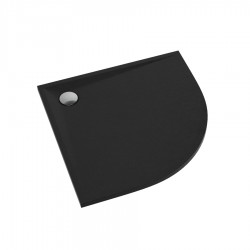 Schedline Collection Libra Black Stone Brodzik Akrylowy 80x80 Półokrągły (3SP.L6O-8080)