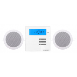 Dexon Odtwarzacz Ścienny Bluetooth / Radio FM z Głośnikami Twist (MRP 2171+Twist)