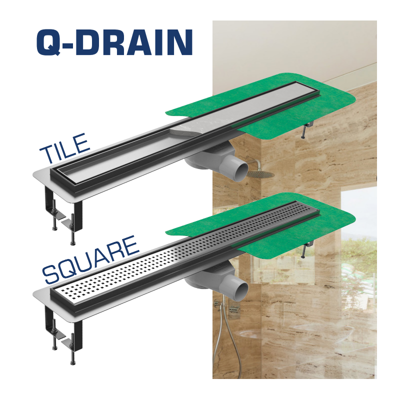 Q-DRAIN TILE 800 mm - Odpływ liniowy