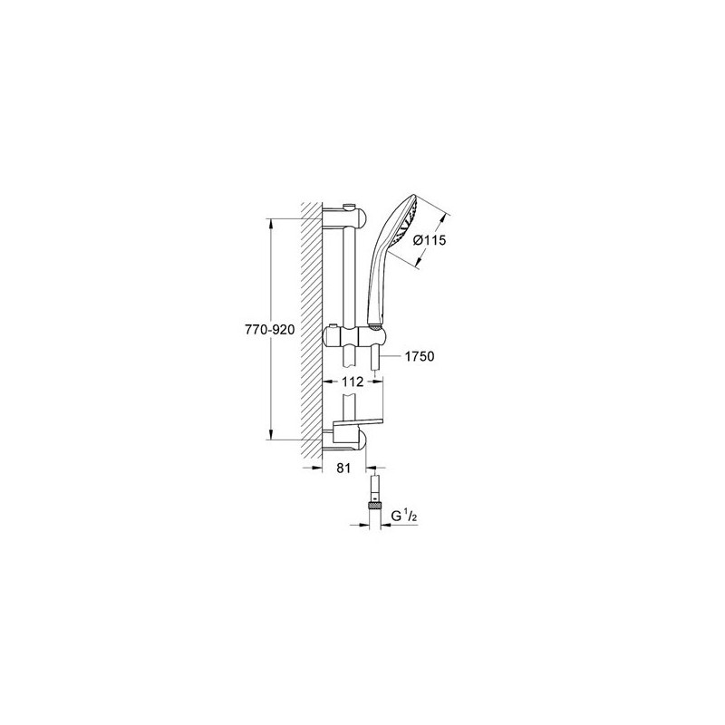 Grohe Euphoria 110 Mono Zestaw Prysznicowy 27267001