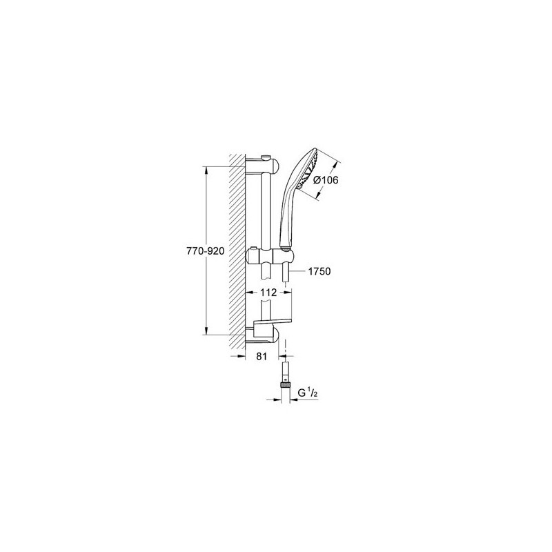 Grohe Euphoria 110 Duo Zestaw Prysznicowy 27225001