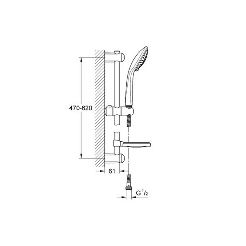 Grohe Euphoria 110 Champagne Zestaw Prysznicowy 27232001