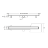 Besco Virgo Black Odpływ Liniowy 90x6 cm (OL-90-VBL)