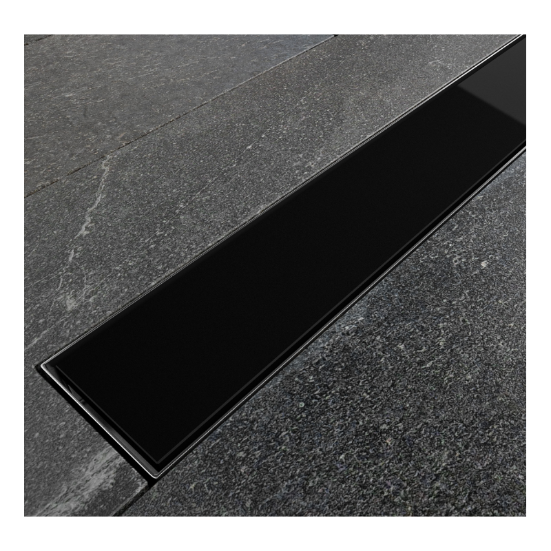 Besco Virgo Black Odpływ Liniowy 90x6 cm (OL-90-VBL)