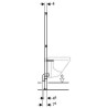 Geberit Duofix Basic stelaż podtynkowy do bidetu 50/112/7.5 cm (111.534.00.1)