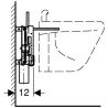 Geberit Kombifix stelaż podtynkowy do bidetu 55.2/36.1/12 cm (457.530.00.1)