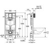 Grohe Rapid SL Stelaż WC podtynkowy do zabudowy 38897000