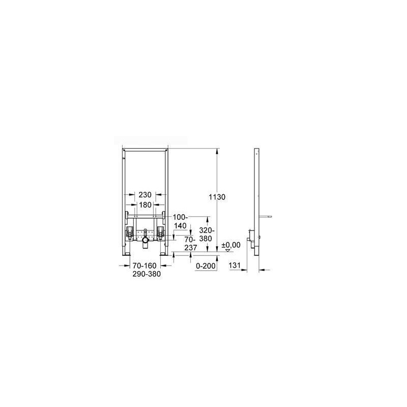 Grohe Rapid SL Stelaż podtynkowy do Bidetu (38553001)