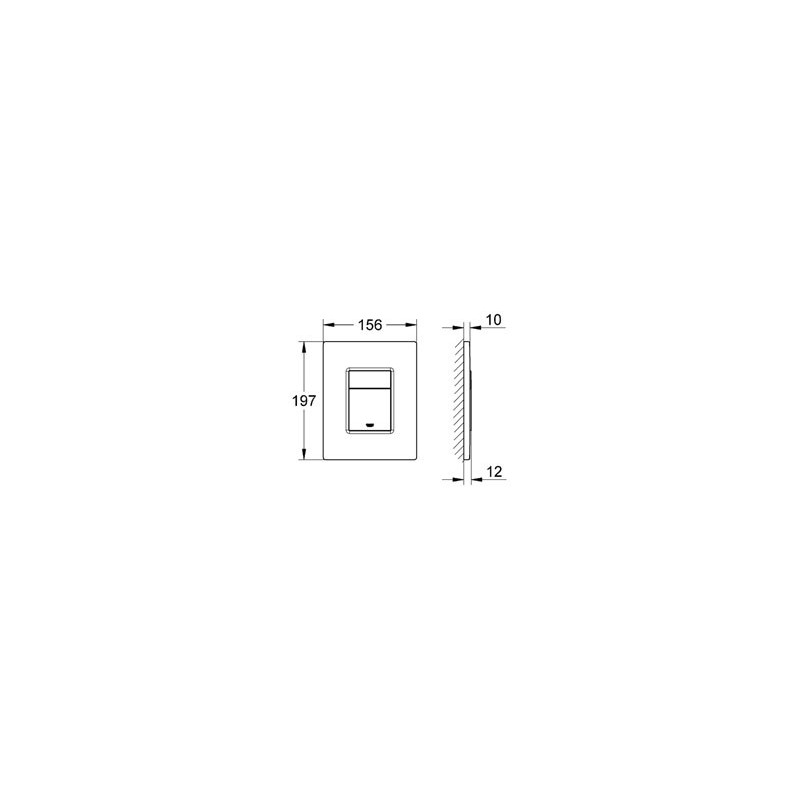 Grohe Skate Cosmopolitan Przycisk WC Biel Alpejska (38732SH0)
