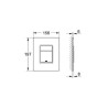 Grohe Skate Cosmopolitan Przycisk WC (38845KS0)