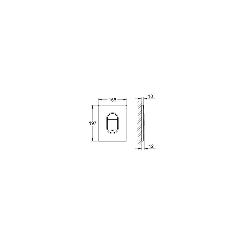 Grohe Arena Cosmopolitan Przycisk WC (38844000)