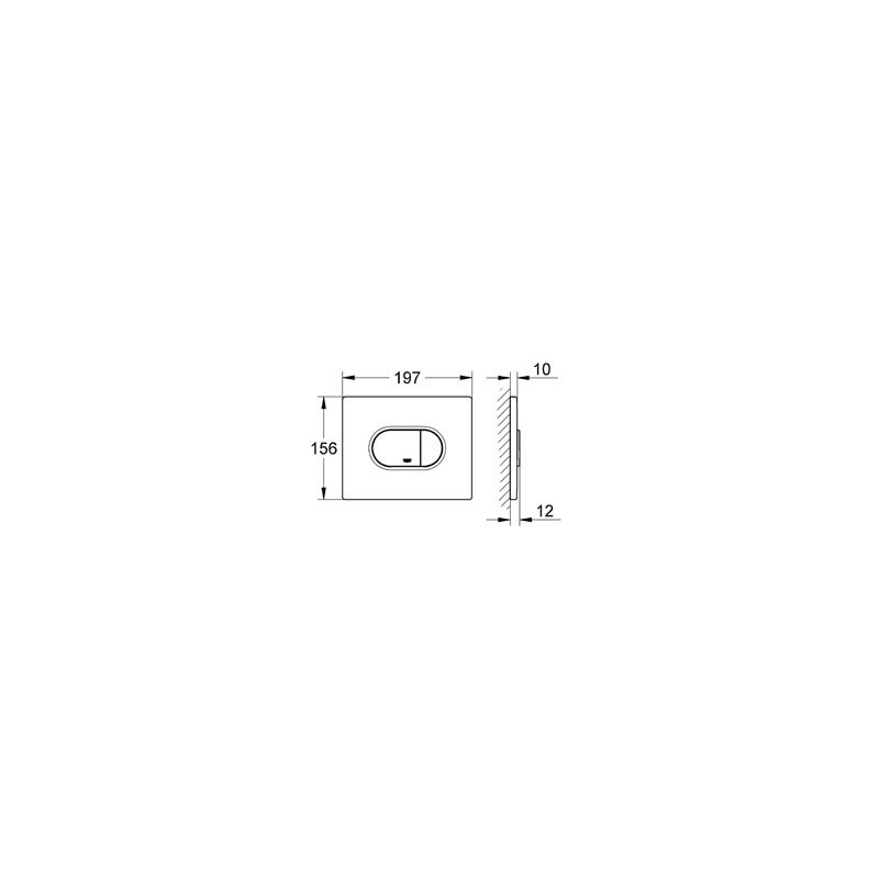 Grohe Arena Cosmopolitan Przycisk WC (38858P00)