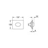 Grohe Skate Air Przycisk WC (38565SH0)