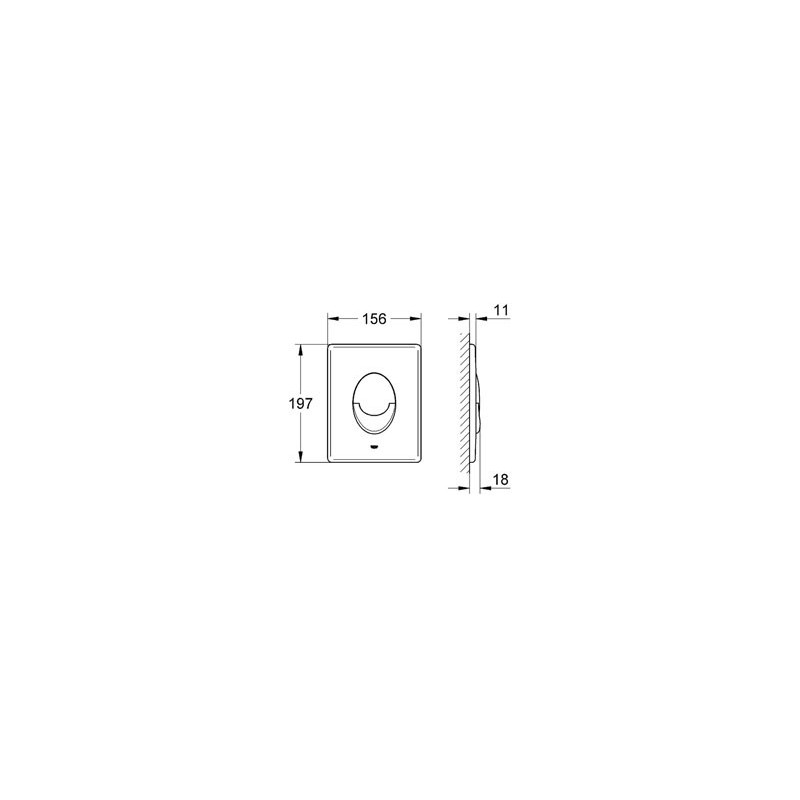 Grohe Skate Przycisk WC (42304SH0)