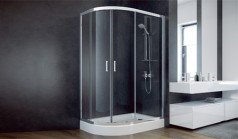 Asymetryczne kabiny prysznicowe