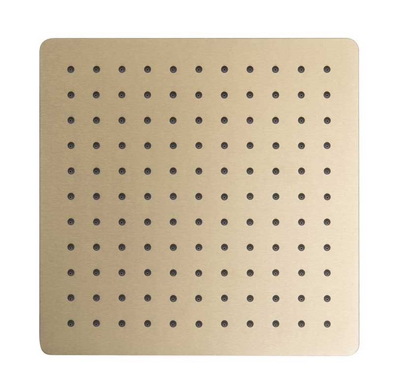 Besco Uni R deszczownica uniwersalna kwadratowa 30 cm Czarny mat
