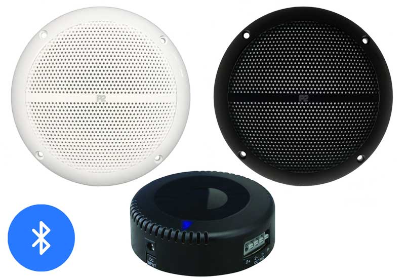 Dexon Wzmacniacz Bluetooth Do Głośników + Głośniki WiFi wodoodporne dwudrożne (JPM 2021+2xRP 92)