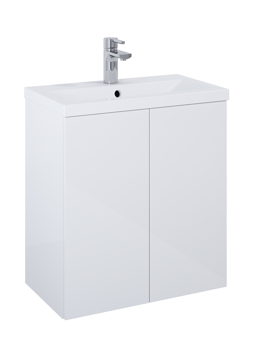 Elita Kido White HG Set Szafka Z Umywalką 45 cm (169098)