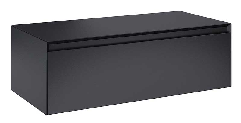 Elita Split Slim Black Matt Komoda z blatem 100 cm (168941)