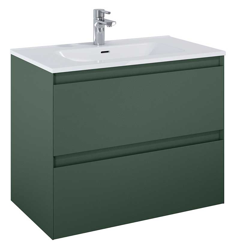 Elita Split Forest Green Matt Szafka Pod Umywalkę 120 cm Lewa (169021)