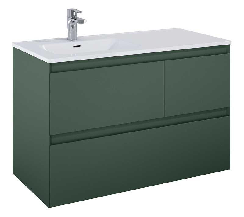 Elita Split Forest Green Matt Szafka Pod Umywalkę 100 cm Lewa (169006)