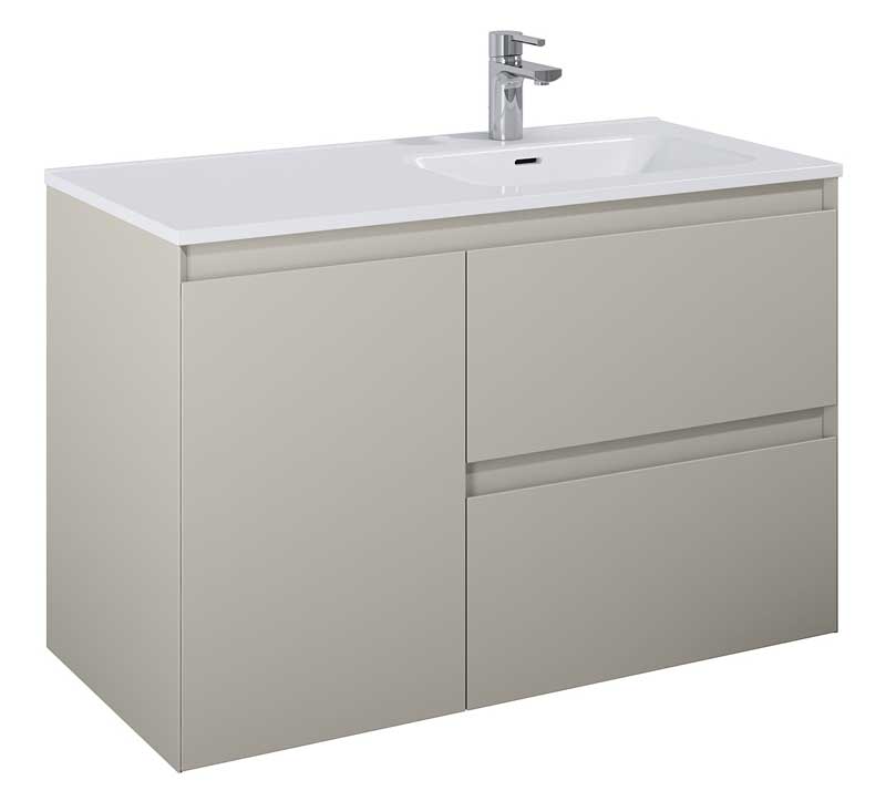 Elita Split Forest Green Matt Szafka Pod Umywalkę 100 cm Lewa (169003)