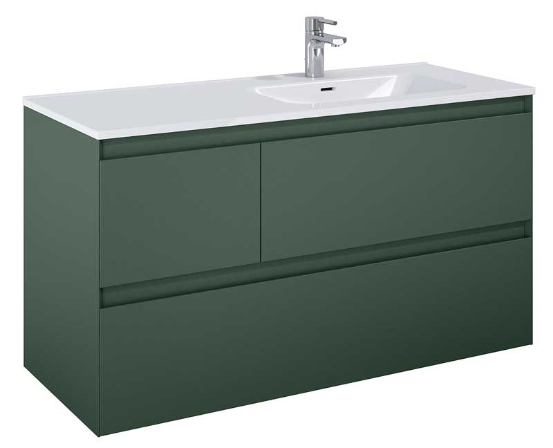 Elita Split Forest Green Matt Szafka Pod Umywalkę 120 cm Lewa (169021)