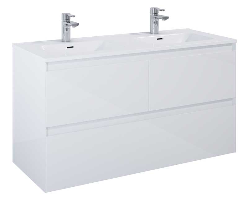 Elita Split Navy Blue Matt Szafka Pod Umywalkę 120 cm Podwójna (169028)