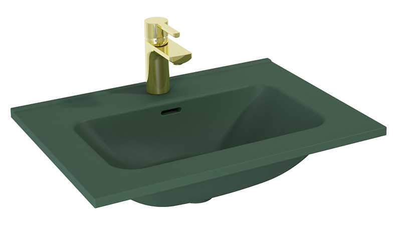 Elita Umywalka Ceramiczna Skappa CERAM FOREST GREEN MATT 60 cm (146058)