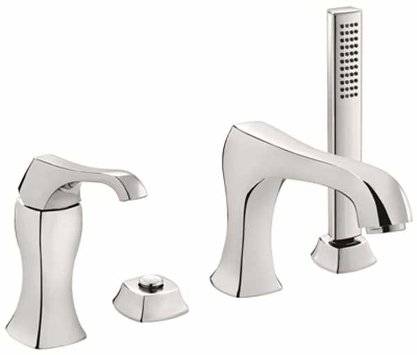 Emmevi Rubinetterie Ares Bateria wannowa 4-otworowa (76120CR)