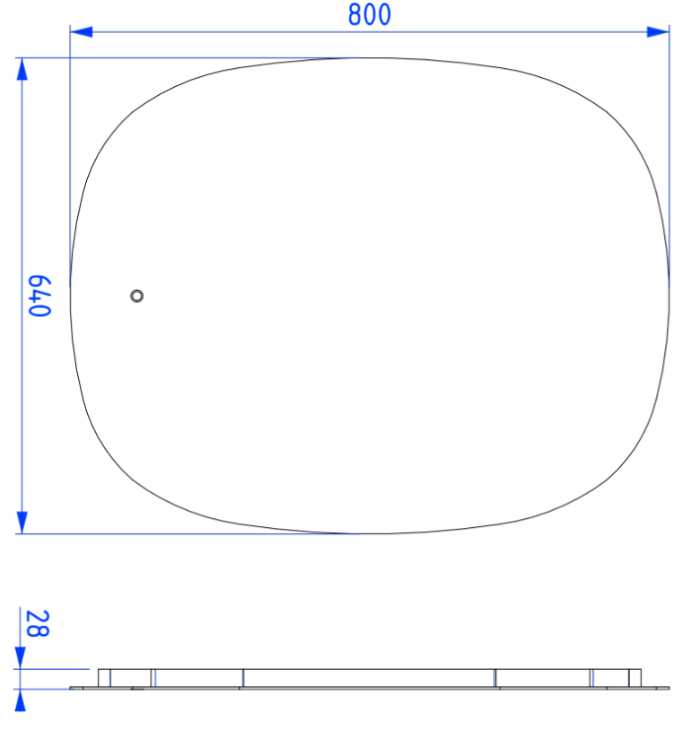 Krofam Dukla Szafka podumywalkowa 80 cm szary półmat (148-0102)
