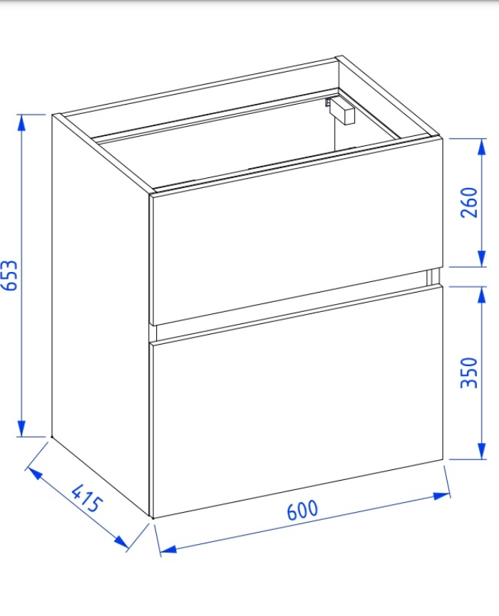 Szafka podumywalkowa 60 cm