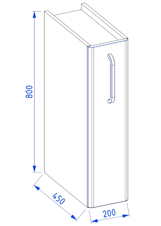 Szafka cargo 20 cm