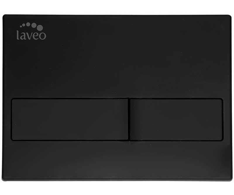 Laveo Beni przycisk do stelaża czarno-złoty (VPB_795G)