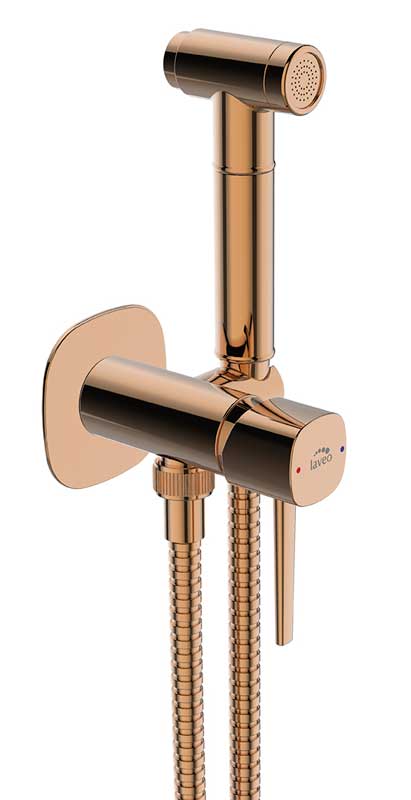 Laveo Plato bateria bidetowa podtynkowa z zestawem natryskowym typu bidetta (BAP_031P)