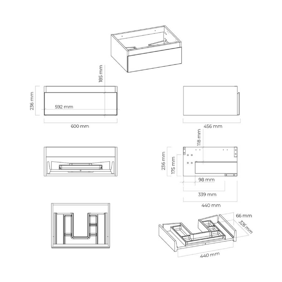 Szafka podumywalkowa oltens