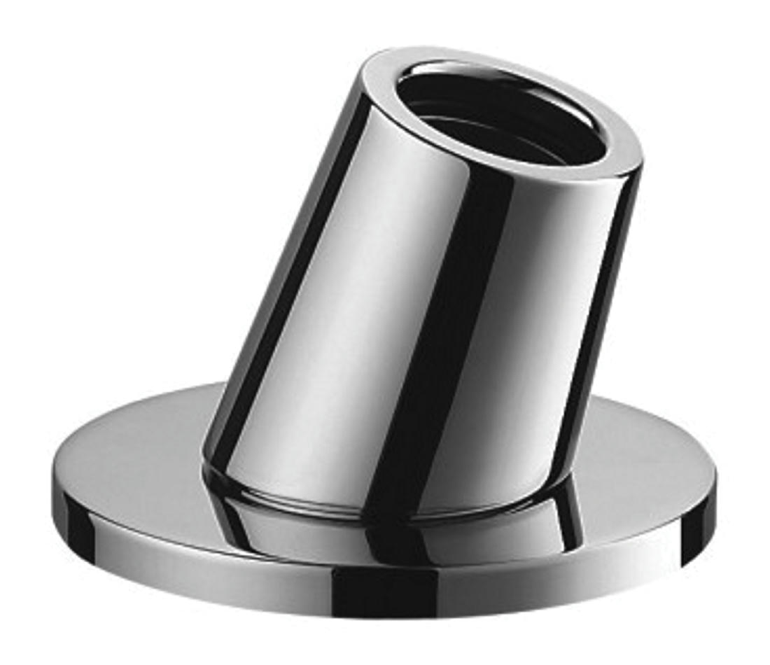 Omnires Silver Pierścień nawannowy z uchwytem na rączkę prysznicową (H13CR)