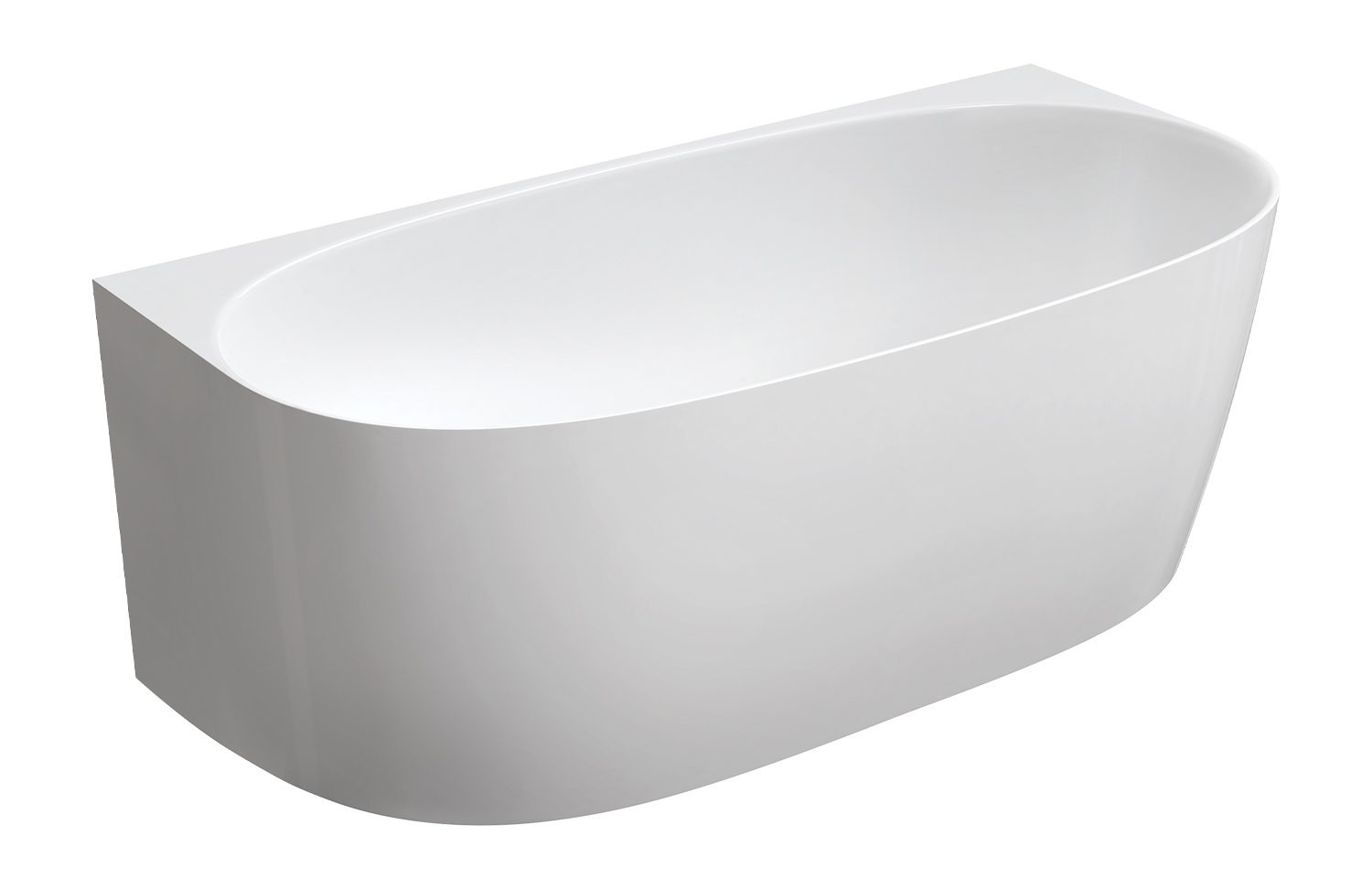 Omnires Valencia M+ Wanna przyścienna M+ 158 x 77 cm (VALENCIASWPBP)