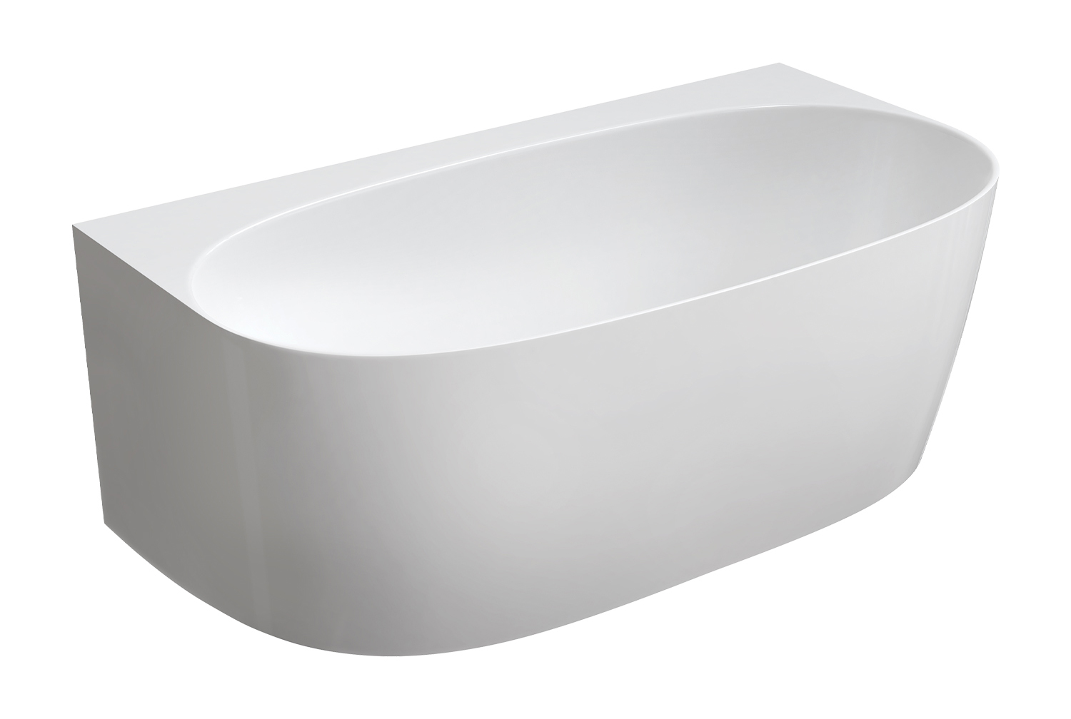 Omnires Valencia M+ Wanna przyścienna M+ 158 x 86 cm (VALENCIAWPBP)