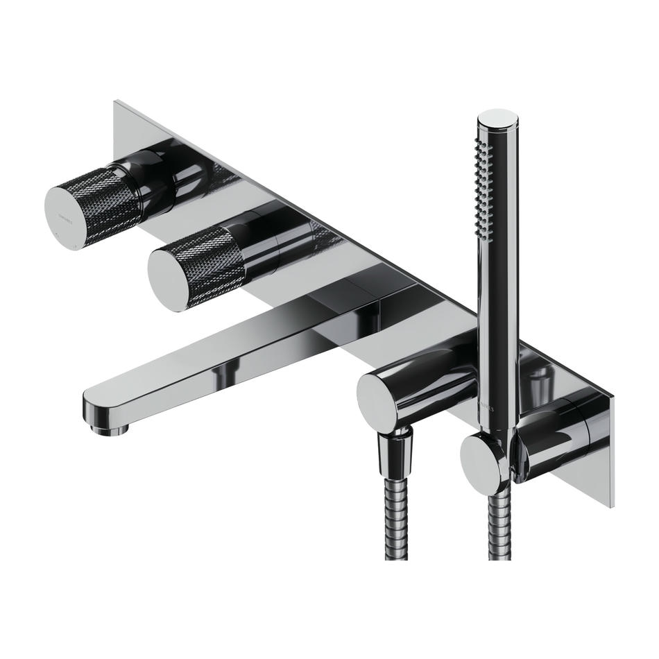 Omnires Contour Bateria wannowa 5-otworowa podtynkowa (CT8037/1CR)