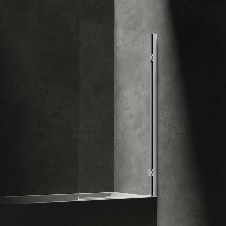 Omnires Bronx Kabina prysznicowa prostokątna z drzwiami przesuwnymi 110 x 80 cm chrom (BR1181CRTR)