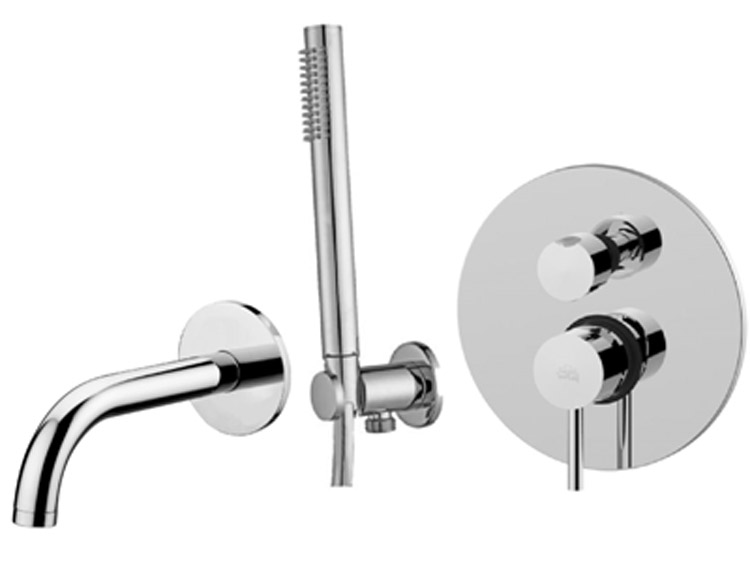 Paffoni Light Zestaw wannowy podtynkowy chrom (LIG018ZWW)